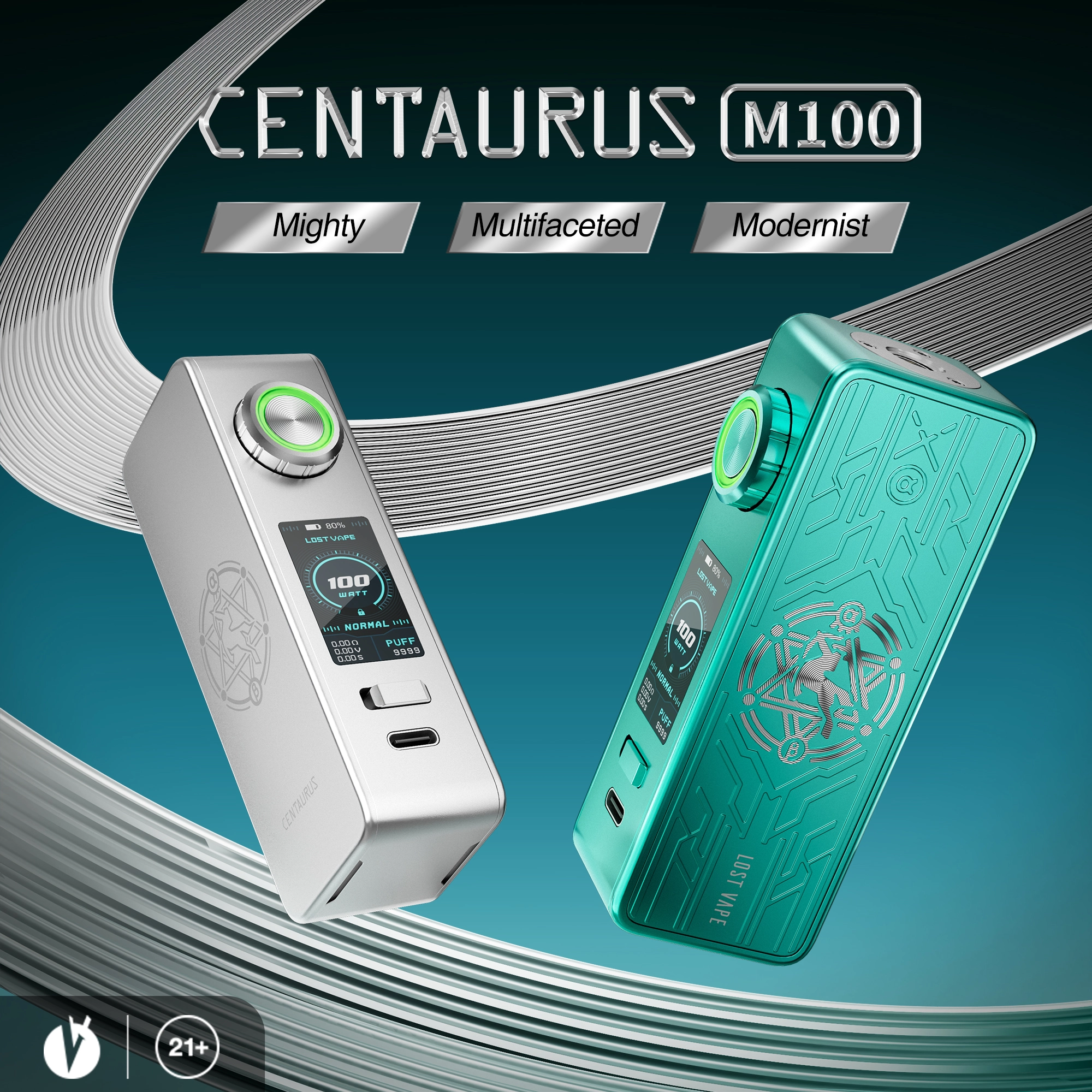 LOST VAPE CENTAURUS M100 BOX MOD LAUNCHING