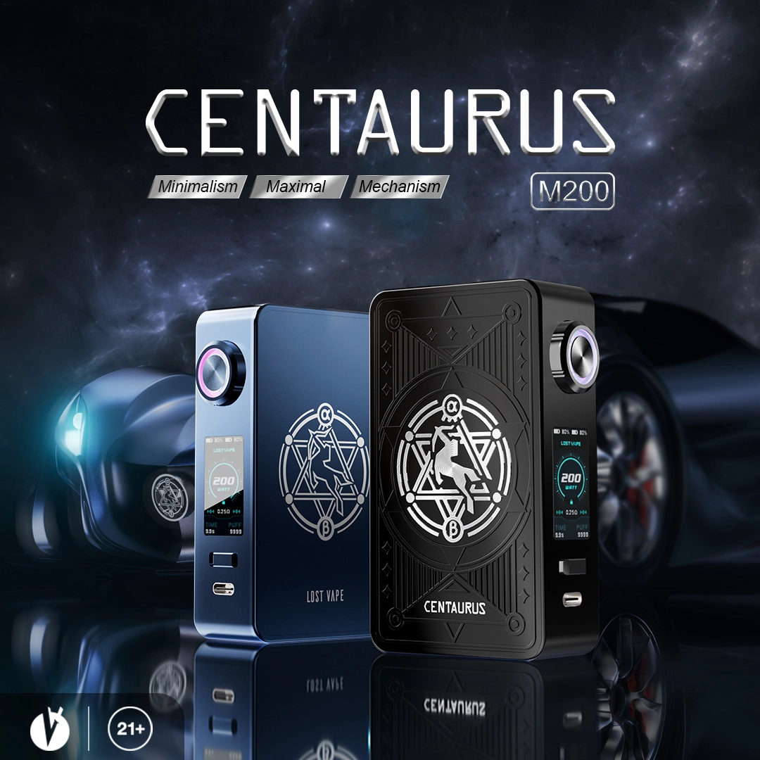 LOST VAPE CENTAURUS M200 BOX MOD LAUNCHING