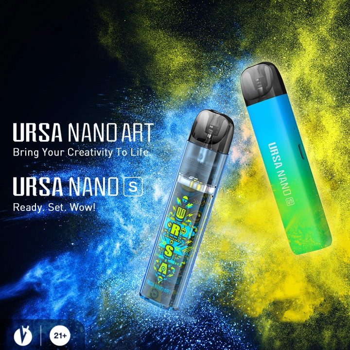 LOST VAPE URSA NANO S & URSA NANO ART POD KIT LAUNCHING