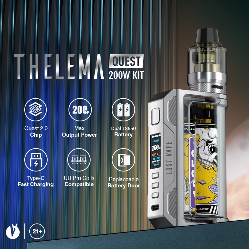 LOST VAPE THELEMA QUEST 200W KIT LAUNCHING