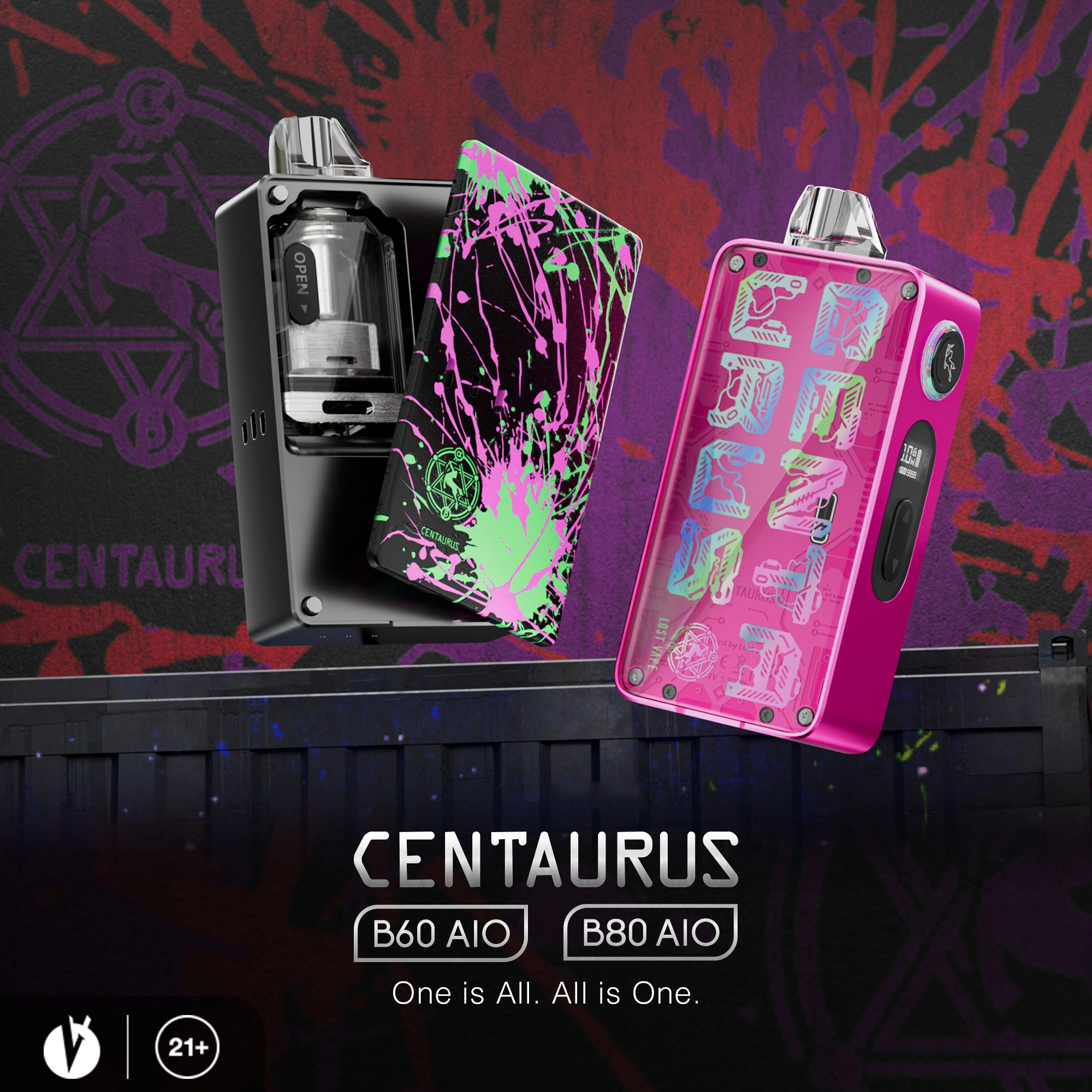 LOST VAPE CENTAURUS B60 AIO & CENTAURUS B80 AIO POD MOD