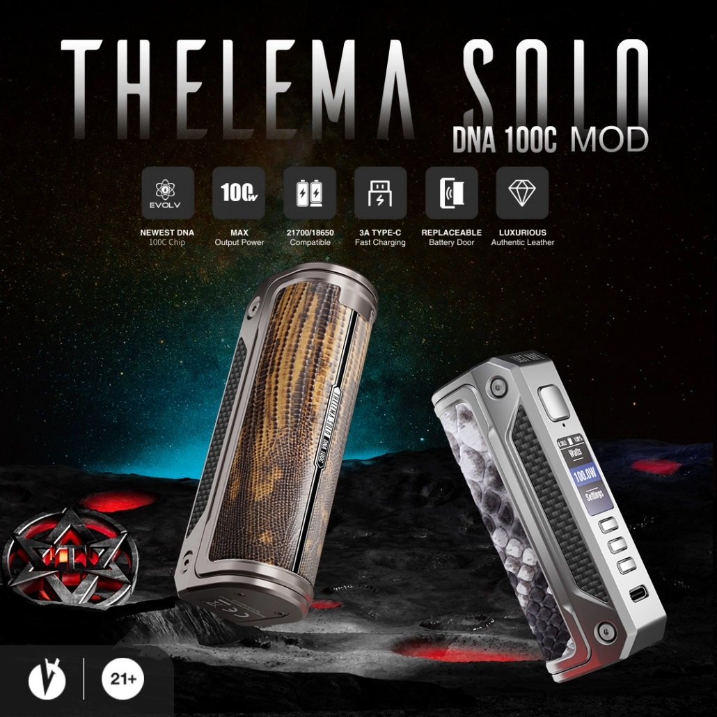 LOST VAPE THELEMA SOLO DNA 100C MOD LAUNCHING
