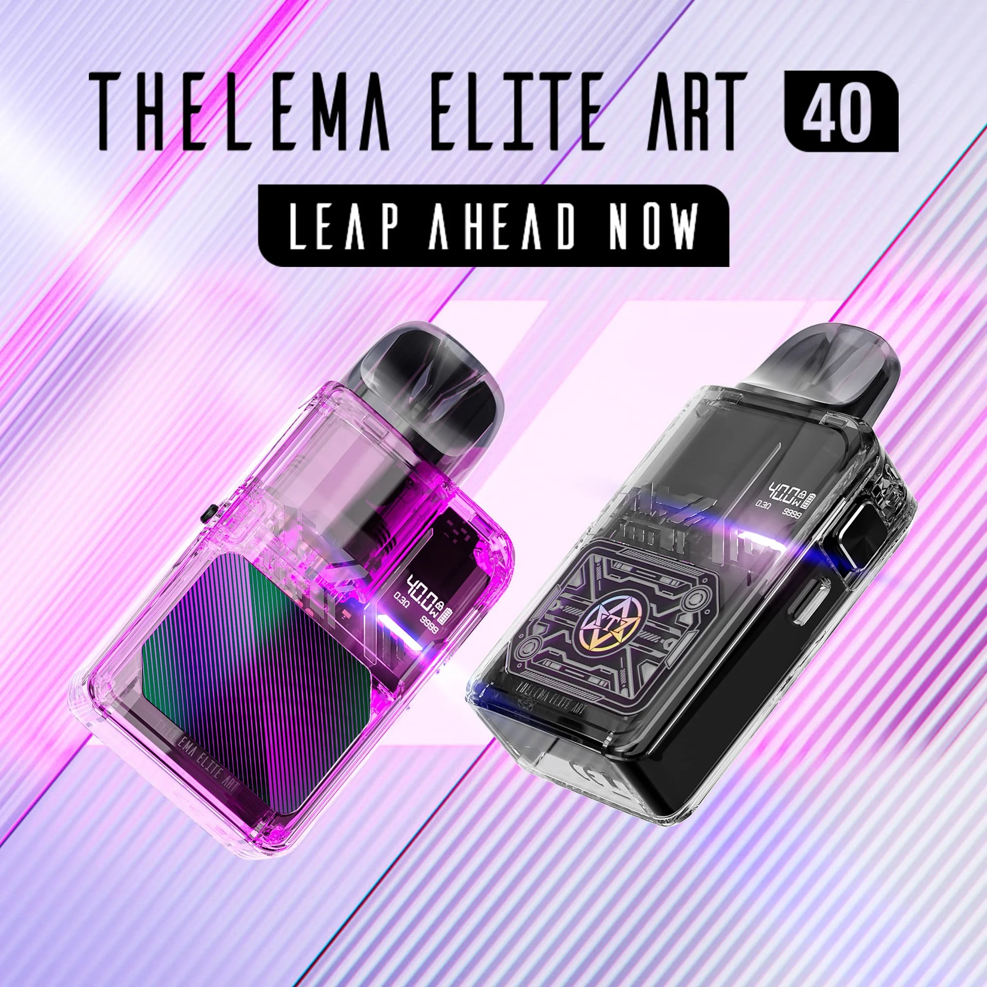 LOST VAPE THELEMA ELITE ART 40 POD KIT LAUNCHING