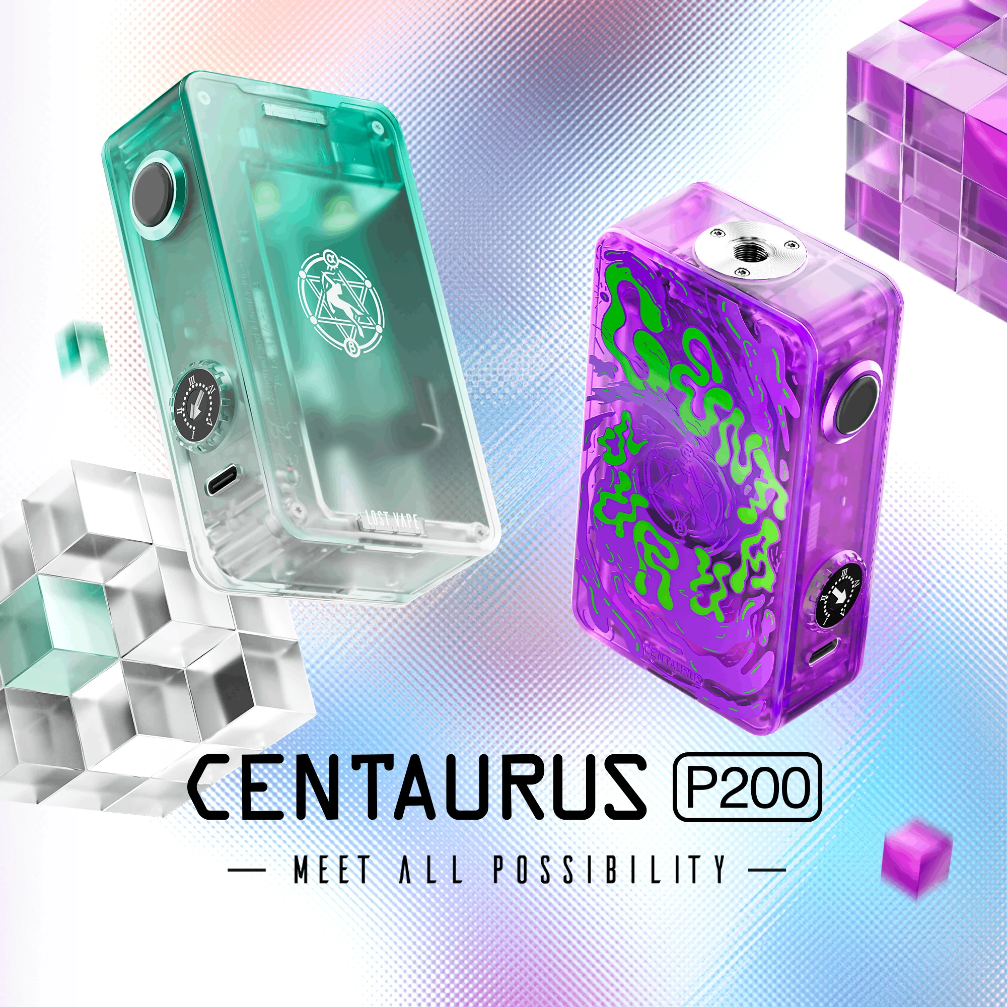 LOST VAPE CENTAURUS P200 BOX MOD LAUNCHING