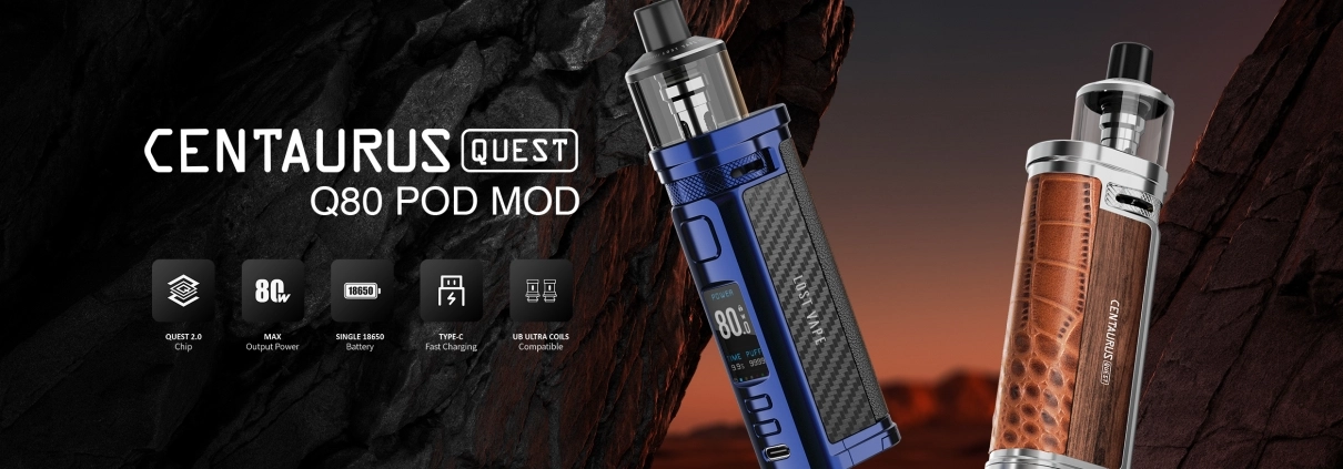 Centaurus Q80 Pod Mod Review: Comes With 80W and 18650 Battery