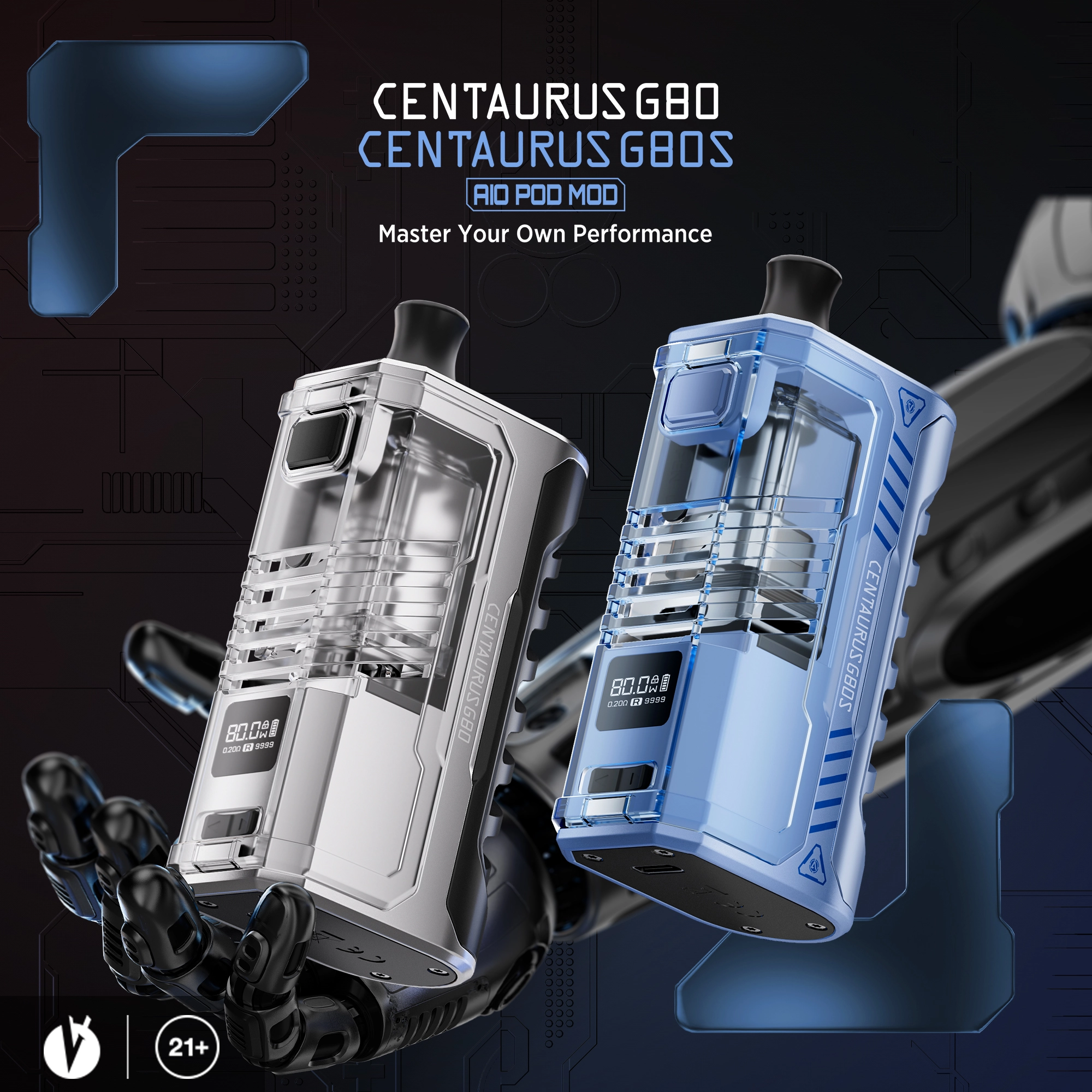 LOST VAPE CENTAURUS G80/G80S AIO POD MOD LAUNCHING