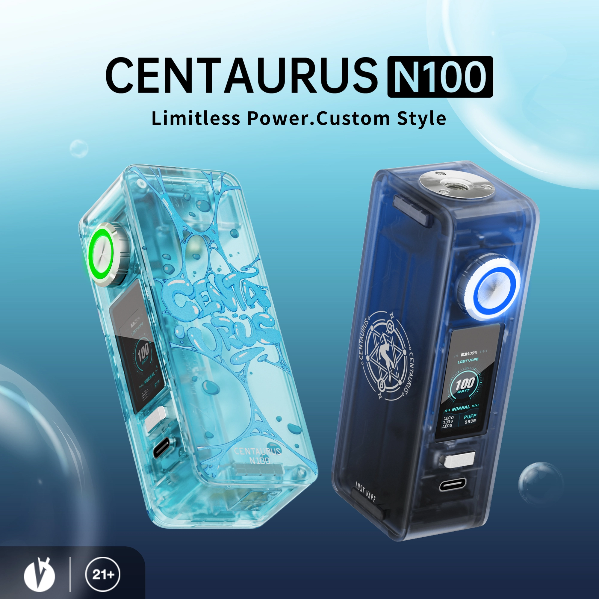 LOST VAPE CENTAURUS N100 POD KIT LAUNCHING