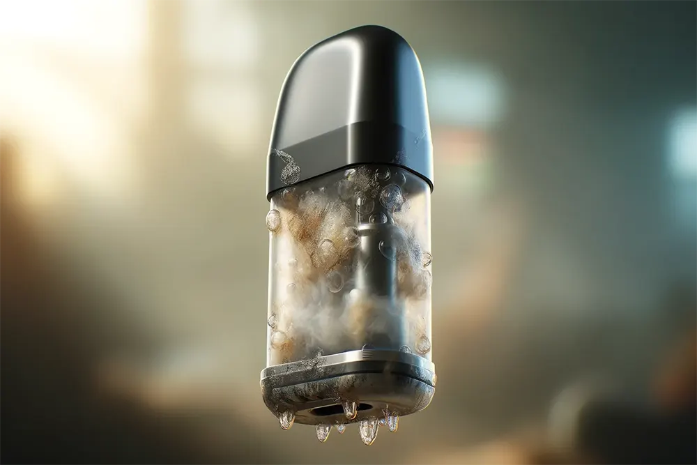 How to prevent condensation on the vape kit and avoid backflow?