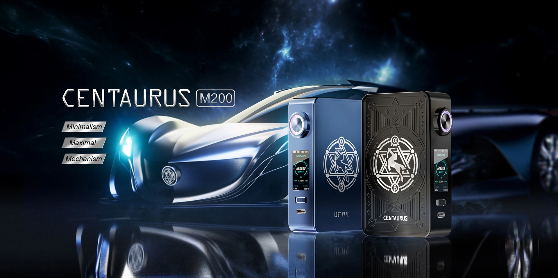 Centaurus M200 Box mod: Unlimited Combinations, 3-in-1 Jog Dial