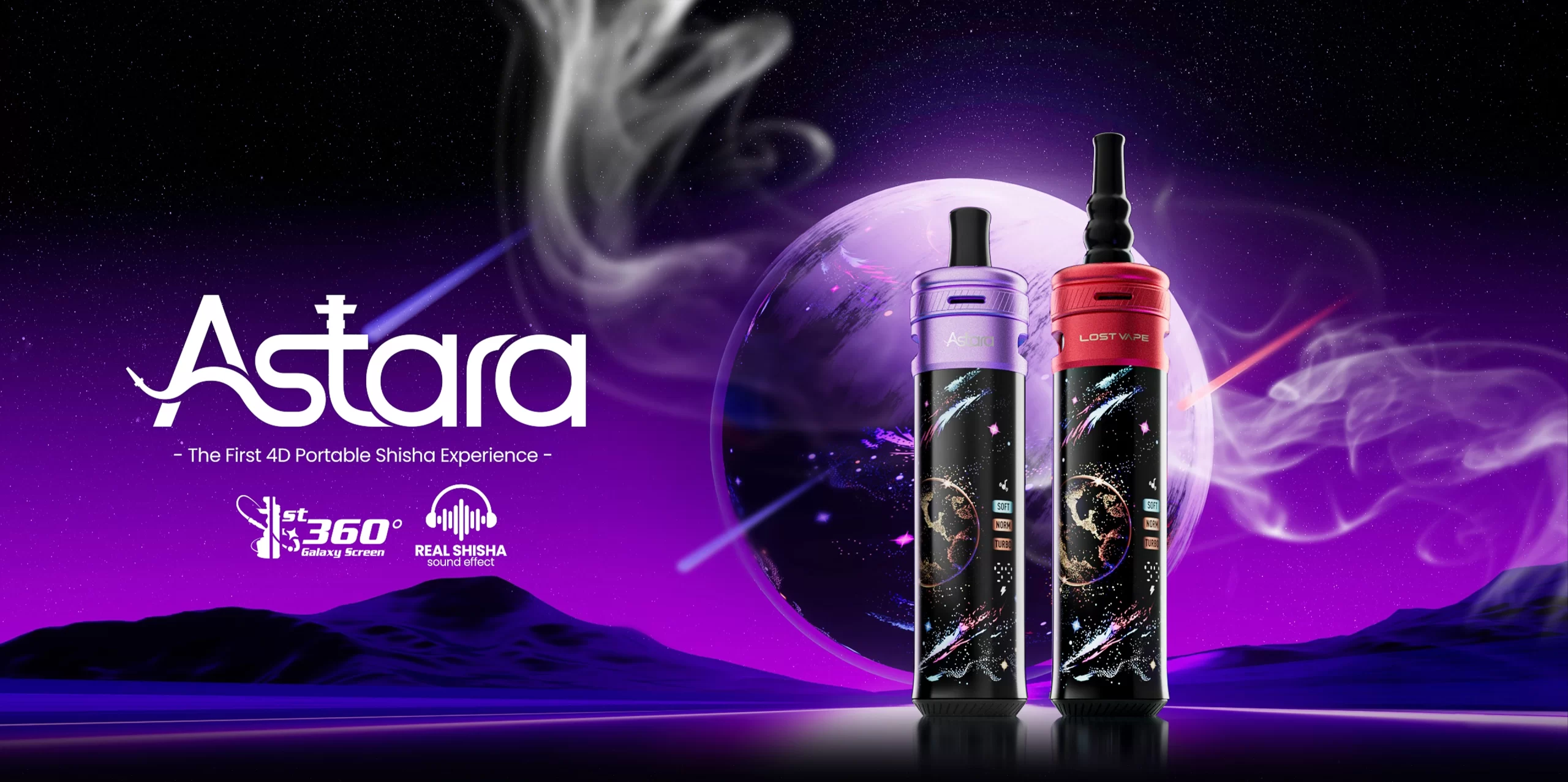 LOST VAPE ASTARA-The First 4D Portable Shisha